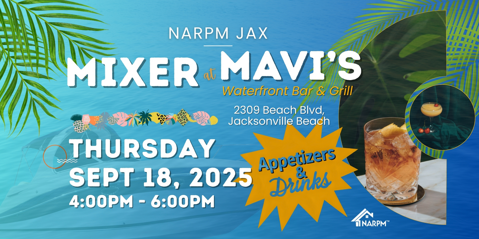 Mixer at Mavi’s Waterfront Bar & Grill